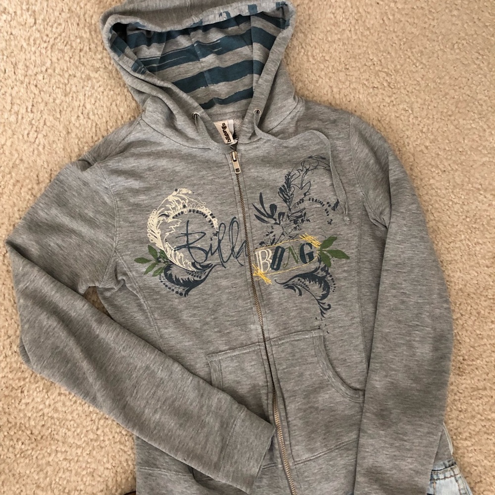 Billabong zip up hoodie